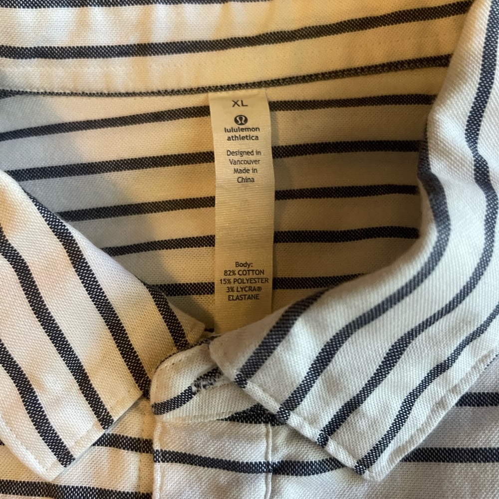 Lululemon button down shirt